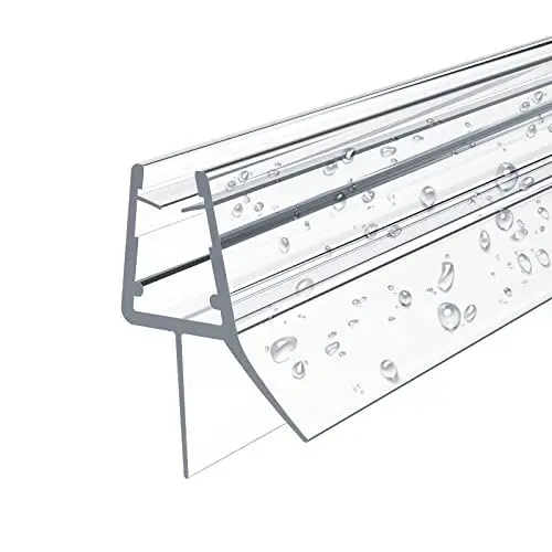 Produktbild: EMKE Ersatzdichtung Wasserabweiser Duschdichtung Schwallschutz Duschkabine Bad 4-6mm Glas 1000mm