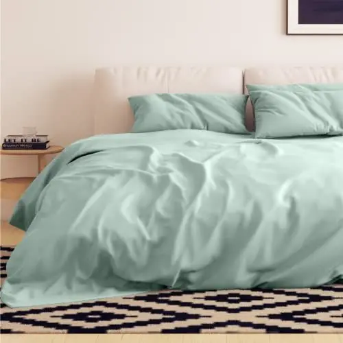 Produktbild: Emma Essentials Mikrofaser Bettwäsche mit 1 Bettbezug 155x220 cm und 1 Kissenbezug 40x80 cm, 2-teilig, Hellgrau