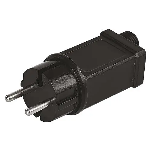 Produktbild: EMOS Connect System 30V Netzteil Standard/Profi, Erweiterungsteil A (ohne Lichterkette und Anschlusskabel), 30V Adapter für Weihnachtslichterketten, IP44 für Innen und Außen, 6/18h Auto-Timer, schwarz