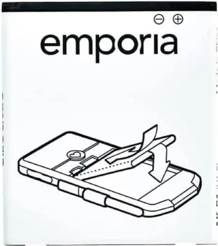 Produktbild: Emporia 2400 mAh Wechselbatterie für Smart.2 || 9.12Wh || 3.8 V