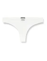 Produktbild: Emporio Armani Damen Emporio Armani Women's All Over Mesh Monogram Thong Panties, Pale Cream, L EU