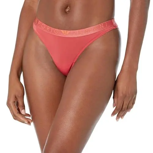 Produktbild: Emporio Armani Damen Emporio Armani Women's Brazilian Iconic Microfiber Briefs, Cinnamon, M EU
