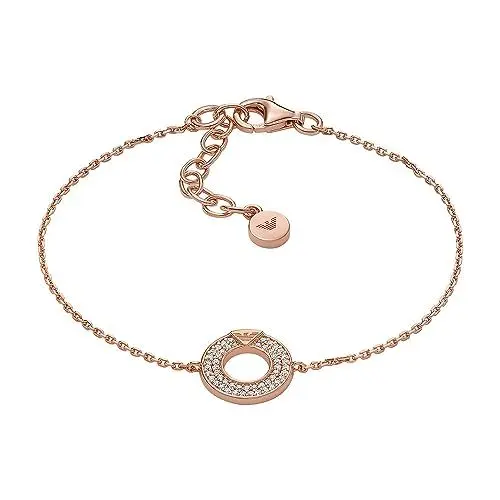 Produktbild: Emporio Armani Damenarmband, Sterling Silber Komponenten Armband, H: 11.2mm, L: 180, B: 11.2mm