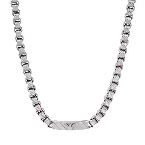 Produktbild: Emporio Armani Halskette Für Männer Essential, Länge: 530mm, Breite: 30mm Silber Edelstahl-Halskette, EGS2922040