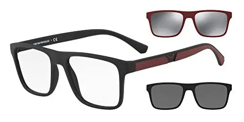 Produktbild: Emporio Armani Herren 0EA4115 Sonnenbrille, Schwarz (Matte Black), 54