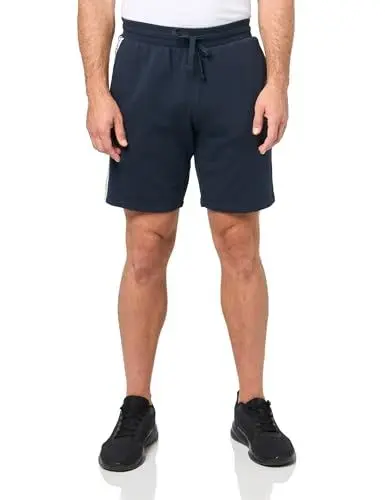 Produktbild: Emporio Armani Herren Iconic Terry Loungewear Bermuda Shorts Sweatpants, Marine, M EU
