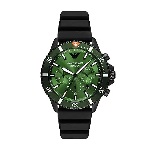 Produktbild: Emporio Armani Herren Quarz-Chronograph Uhr mit Armband AR11463