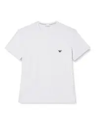 Produktbild: Emporio Armani Herren Superfine Cotton T-Shirt, Weiß, XL EU