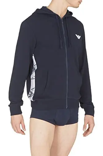 Produktbild: Emporio Armani Men's Iconic Terry Sweater Sweatshirt, Marine, L