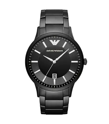 Produktbild: Emporio Armani Schwarze Herrenuhr