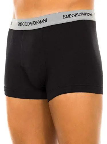 Produktbild: Emporio Armani Herren Mens Basic - Essential Core Logoband 3-pack Boxer Retroshorts, Schwarz, XL EU