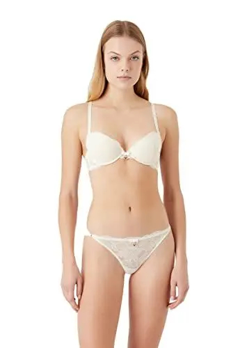 Produktbild: Emporio Armani Women's Eternal Lace Push Up Bra, Yogurt, 32B