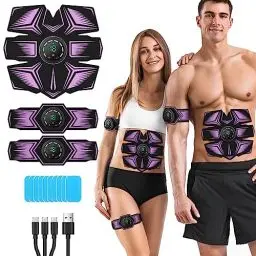 Produktbild: GROSBEAK Unisex – Erwachsene Ge-6-d-PI EMS Bauchtrainer, Violett, Mittlere