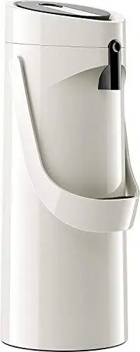 Produktbild: Emsa GmbH 515707 Ponza ISO Thermosflasche 1, 9 l, Edelstahl, 17 x 16,5 x 39 cm, Edelstahl, weiß