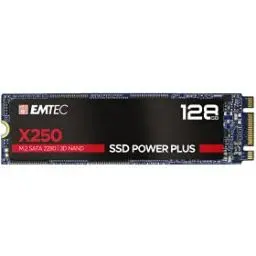Produktbild: Emtec SSD M2 SATA x250 128 GB Power Plus 3D NAND