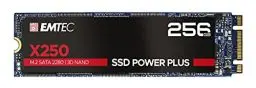 Produktbild: Emtec SSD M2 SATA x250 256GB Power Plus 3D NAND