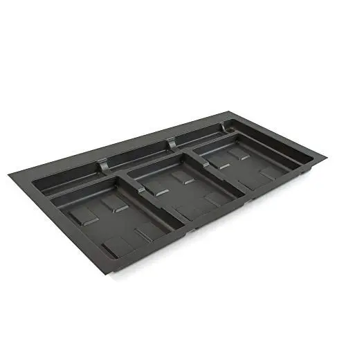 Produktbild: Emuca - Abfallsammler für schublade, Zuschneidbaren Basis für Müllbehälter, Basis für Module Breite 90cm