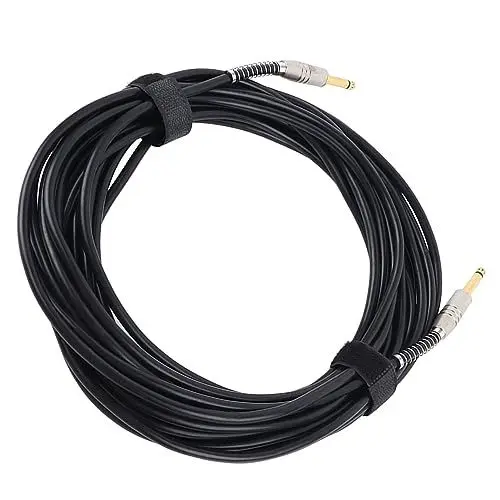 Produktbild: EMUKOEP Audio-Verbindungskabel, 6,35 Mm Instrumentenkabel, Rauschunterdrückung, Audio-Geräte-Verbindungskabel E-Gitarre, Bass-Lautsprecher