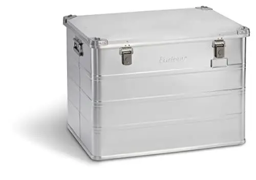 Produktbild: Enders Aluminiumbox VANCOUVER, Industriebox, Transportbox, Universalbox, Gummidichtung, stabil, robust, Staub- und Spritzwasserschutz, Werkzeugkiste, Campingbox, Handgriffe, B79 x T58,5 x H60 cm #1350