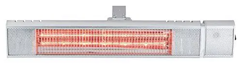 Produktbild: Enders Deckenstrahler Madeira, Elektro Heipilz, Terrassenheizer, Heizstrahler mit individuellem Neigungswinkel, 3 Leistungseinstellungen der Halogenstrahler, aus Aluminium, inkl. Fernbedienung #4922