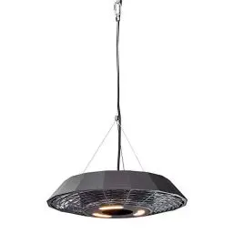 Produktbild: Enders Deckenstrahler Marbella, Elektro Heizpilz,Terrassenheizer, höhenverstellbarer Heizstrahler, für den Aussenbereich, 2.000 Watt Halogenstrahler, inkl. Fernbedinung, mit LED-Beleuchtung #4925