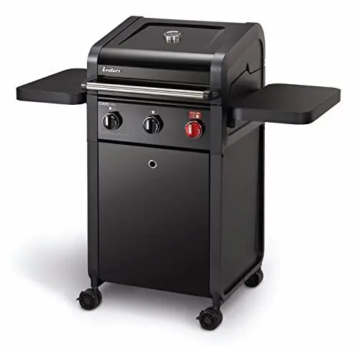 Produktbild: Enders Gasgrill CUBIQ Pro 3 R Turbo, 3 Brenner aus Edelstahl,800 °C TURBO ZONE,SWITCH GRID,HEAT RANGE mit Grillthermometer, kleiner Gasgrill, emaillierter Gussrost, Balkon Gas Grill, Kippfach #8423