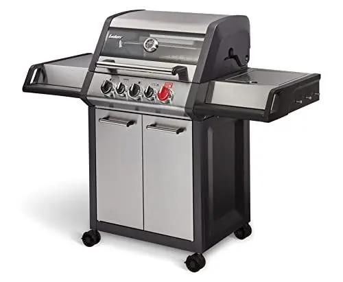 Produktbild: Enders® Gasgrill MONROE PRO 3 SIK TURBO, 3-Edelstahlbrenner, Seitenkocher, Infrarot-Backburner, PanoVision Sicht, HEAT RANGE™-Brenner, SWITCH GRID™, 800 °C TURBO ZONE™, SIMPLE CLEAN™ #8376