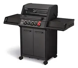Produktbild: Enders® Gasgrill MONROE PRO 3 SIK TURBO SHADOW, 3-Brenner, Infrarot-Backburner, Seitenkocher, PanoVision Sicht, SWITCH GRID™ mit Sear Grate, HEAT RANGE™, 800 °C TURBO ZONE™, SIMPLE CLEAN™ #8381