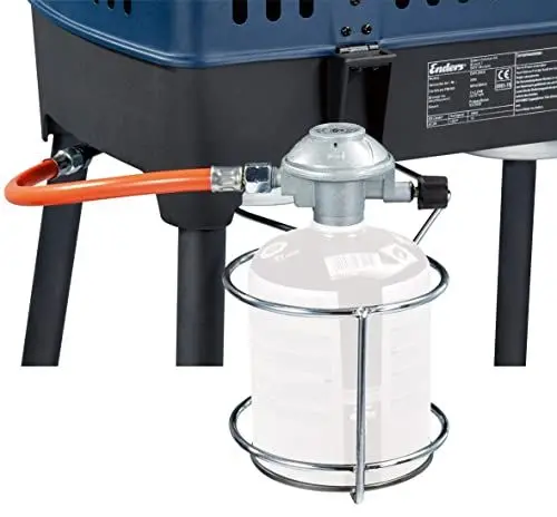 Produktbild: Enders® KARTUSCHENHALTER-SET für URBAN und EXPLORER, 2092, Grill-Zubehör, Gasgrill BBQ, Orange