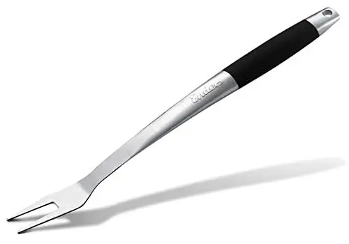 Produktbild: Enders PREMIUM GRILLGABEL EDELSTAHL 8789 Griff mit Soft-Touch-Beschichtung, Grill-Zubehör, Gasgrill BBQ, schwarz