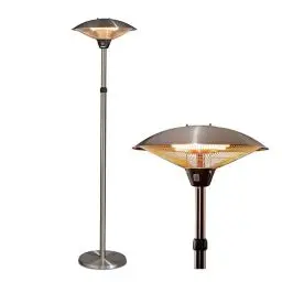 Produktbild: Enders Terrassenheizer Barcelona, Elektro Standstrahler, Heizpilz, Terrasse und Balkon, höhenverstellbar, 3 Leistungseinstellungen, 900 - 2.100 W, Infrarot-Strahlungswärme, inkl. Kippsicherung #4906