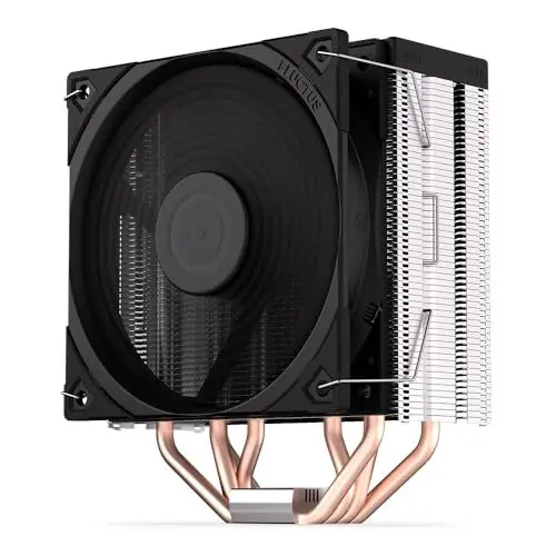Produktbild: ENDORFY Fera 5, cpu kühler mit lüfter 120 mm, Fluctus 120 mm Lüfter, Multi-Sockel AMD und Intel Kompatibilität, am4 kühler, am5 cpu kühler, AM5, LGA1700, LGA1200, EY3A005