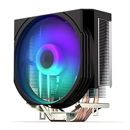 Produktbild: ENDORFY Spartan 5 MAX ARGB, cpu kühler mit lüfter 120 mm, Kompakte Bauweise, Helle ARGB-LED-Beleuchtung, am4 kühler, am5 cpu kühler, AM5, AM4, LGA1700, LGA1200, LGA1150, EY3A004
