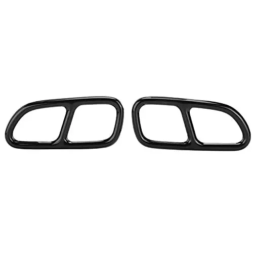 Produktbild: Endrohrabdeckung (2 Stück Auspuffblende Zierrahmen Quad Outlet Ersatz für CLA SLK R172 SL R231)