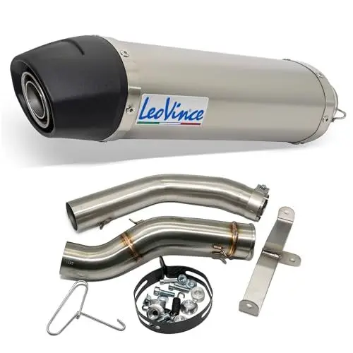 Produktbild: Endschalldämpfer LeoVince SLIP-ON LV ONE mit Zulassung, Edelstahl, Technopolymer Kappe für Honda CBR 600 RR/ABS i.e.