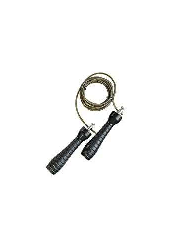 Produktbild: Endurance Unisex Springseil mit ergonomischen Griffen 1001 Black, One Size