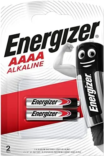 Produktbild: Energizer Alkaline AAAA Batterie (2 Stück) - E96 Batterien 1,5V - Quecksilberfreie - Surface Pen, Tablet Stift und mehr - 3 Jahre lagerfähig