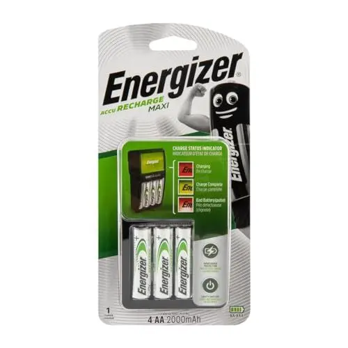 Produktbild: Energizer ACCU Recharge Maxi 2000 mAh Akkus, 4 Stück