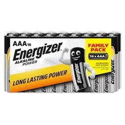 Produktbild: Energizer Batterie Alkaline Power AAA (Micro / LR03 16er Schlauchware)