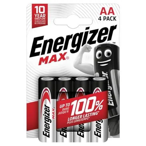 Produktbild: Energizer Batterie Max Alkaline AA (Mignon/LR6 4er-Packung), 1 Stück