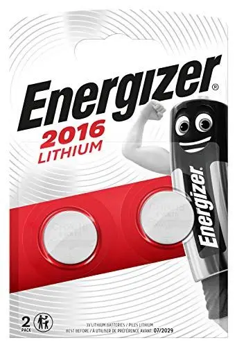 Produktbild: Energizer Ultimate Lithium - CR 2016 Knopfzelle 3V Batterien (2 Stück) - Autoschlüssel, Fernbedienungen, Waagen - 10 Jahre lagerfähig
