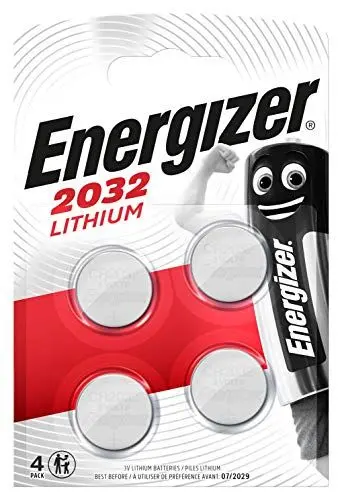 Produktbild: Energizer CR2032 Batterien, Lithium Knopfzelle, 4 Stück