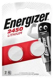 Produktbild: Energizer CR2450 Batterien, Lithium Knopfzelle, 2 Stück