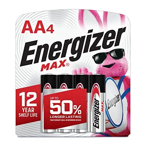 Produktbild: Energizer E91BP-4 AA Alkaline-Batterien, 4 Stück