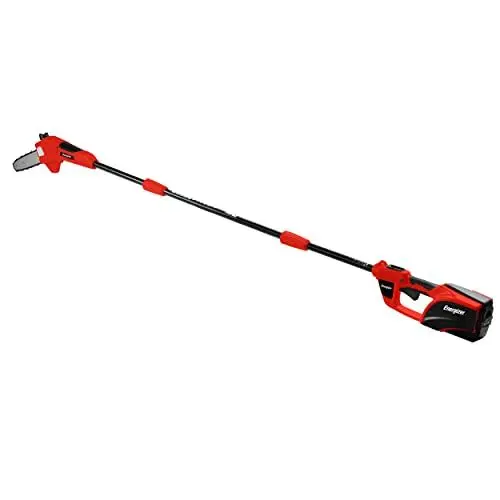Produktbild: Energizer EZ40VELPN Hochentaster mit Teleskopstange - Kabellos 40V - 20cm Schwertlänge - Astsäge mit 196cm Teleskopstiel - Rotationsgeschwindigkeit 7m/s - Robust und Widerstandsfähig - Gartenwerkzeug