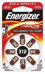 Produktbild: Energizer Hörgerätebatterien 312, EZ Turn & Lock, 8 Stück