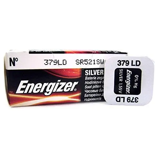 Produktbild: Energizer Knopfzelle Silberoxid 379 (280-59, D379, SB-AC, SB-DC, SR521SW, SR63)
