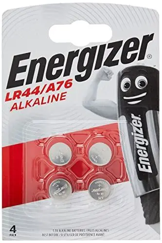 Produktbild: Energizer LR44/A76 Alkali Batterien, 1.5V, 4 Stück