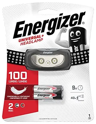 Produktbild: Energizer Stirnlampe LED, Universal Plus Nachtsicht Kopflampe für Camping, Outdoor, Angeln und Wandern, 1 Stück