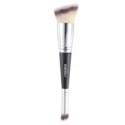 Produktbild: ENERGY Groß-klein 2-in-1 Abgeschrägter Grundierungspinsel, Foundation Pinsel, Concealer Pinsel, Make Up Pinsel für Flüssiges, Cremiges und Pudriges Make-up